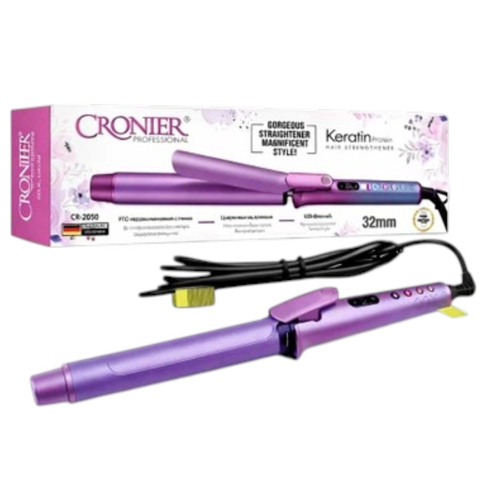 Saç burma cihazı Cronier CR-2050PP 32 mm bənövşəyi. — 1