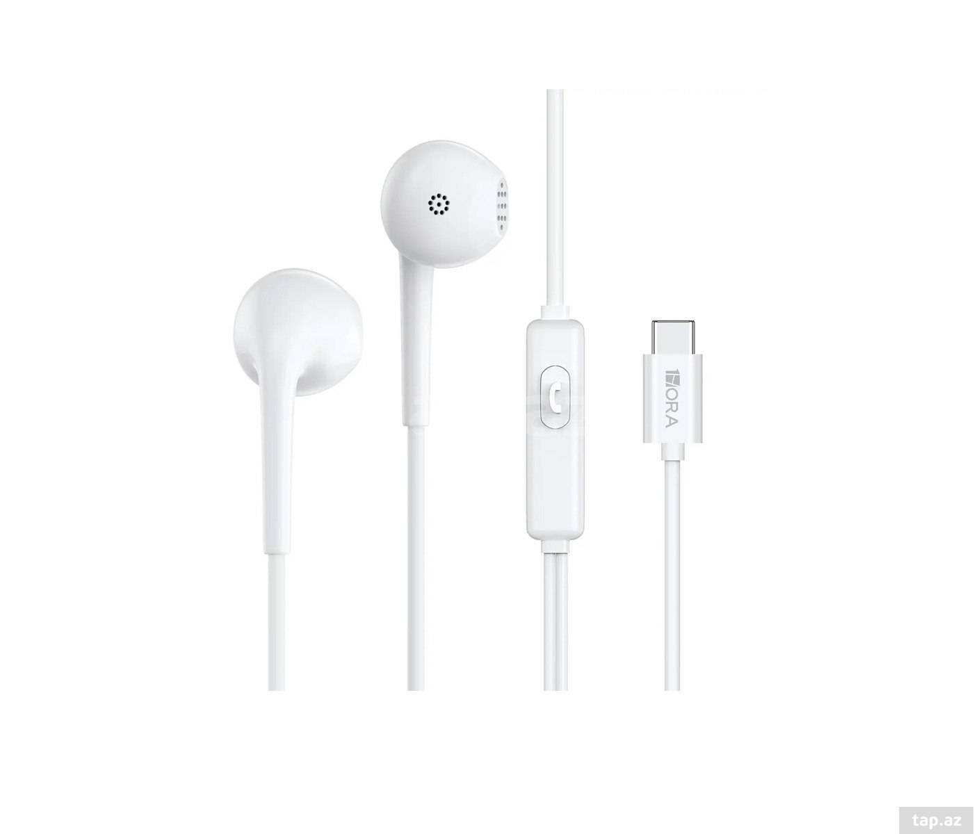 1HORA AUT124 White – Type-C simli qulaqlıq — 1