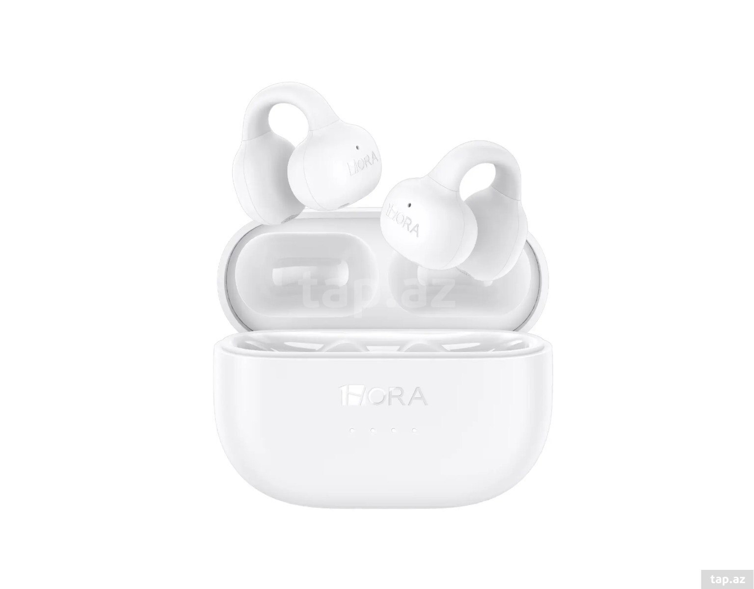 1HORA AUT210B White TWS Clip-On simsiz Bluetooth qulaqlıq — 1
