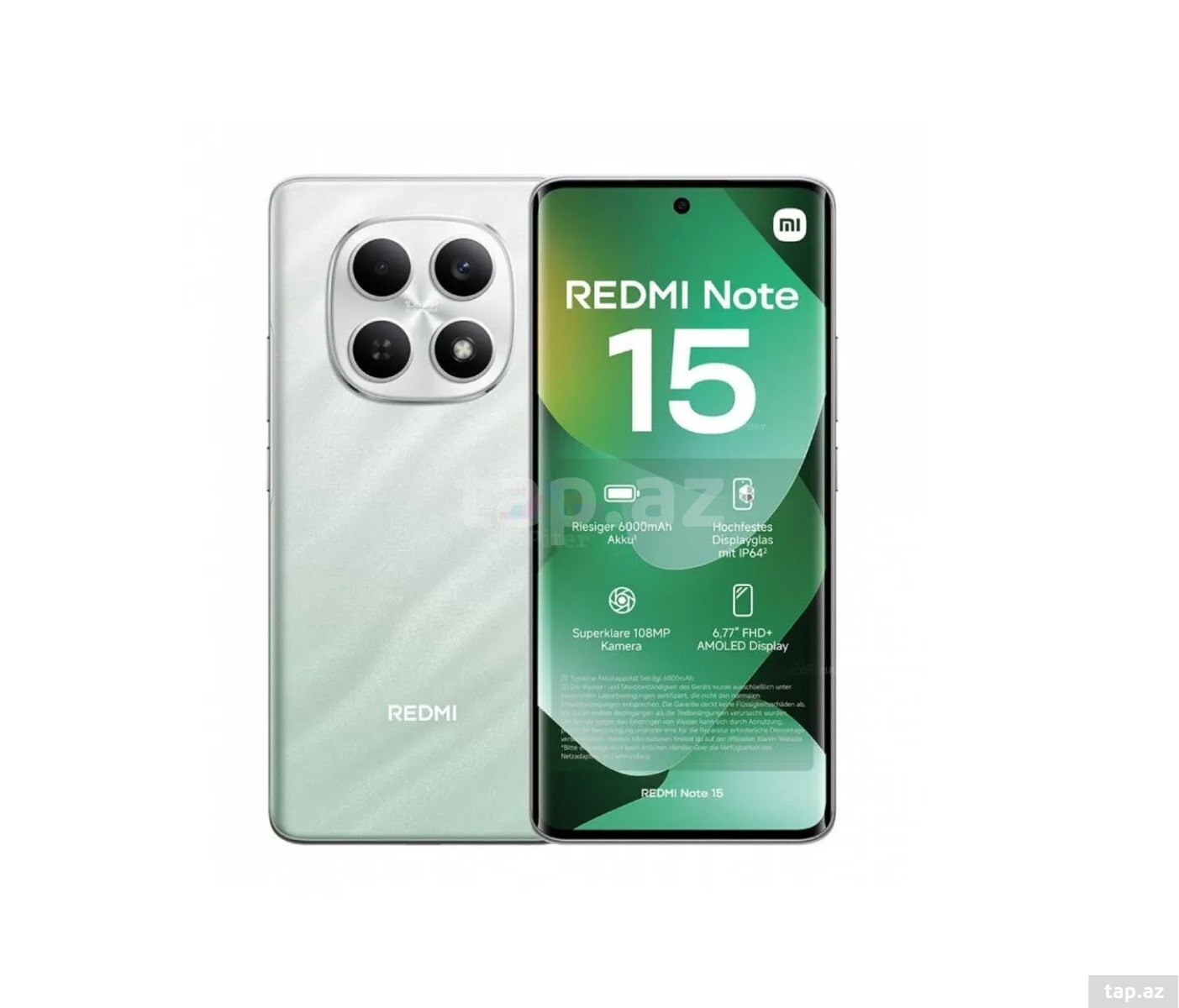 Xiaomi Redmi Note 15 Forest Green 128GB/6GB — 1
