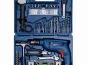 Zərbəli drel dəsti Bosch Professional GSB 600 – 600 Vt, 98 hissəli — 2