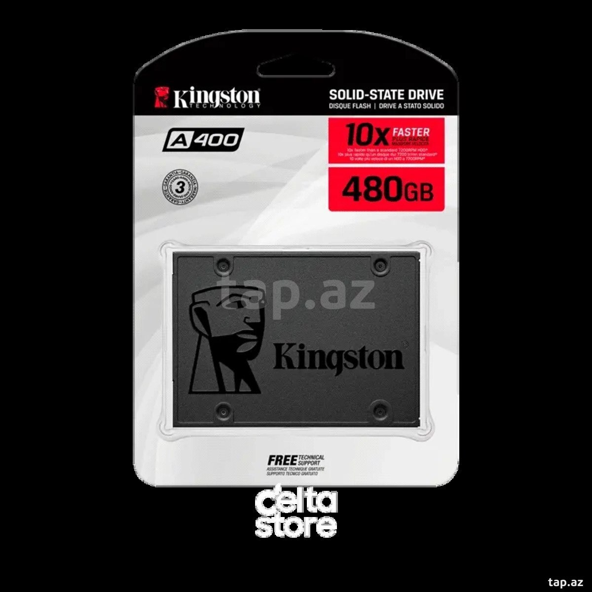 Kingston A400 480GB SATA3 2.5" SSD — 1