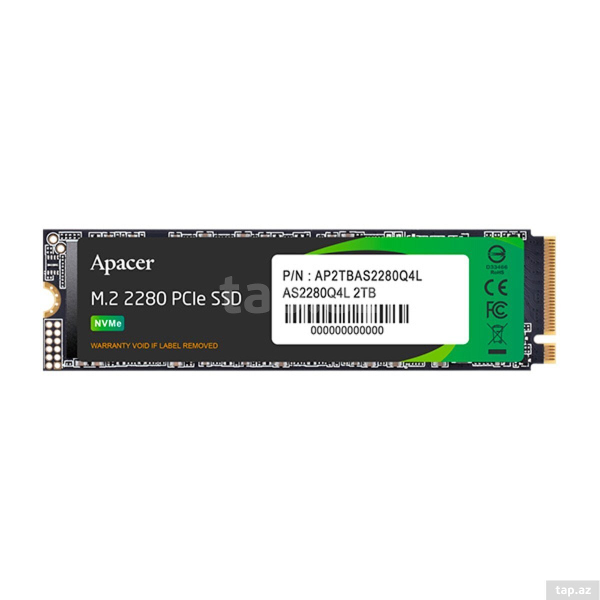 Apacer AS2280Q4L 512GB M.2 2280 PCIe 4.0 NVMe SSD — 1