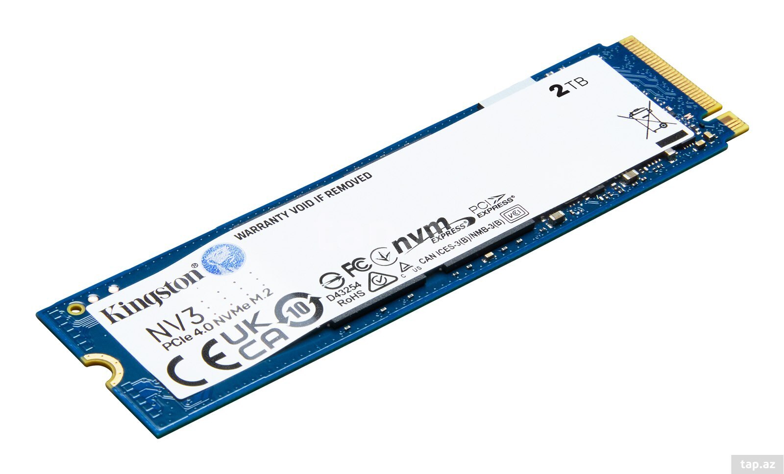 SSD Kingston NV3 2TB M.2 2280 PCIe 4.0 NVMe — 1