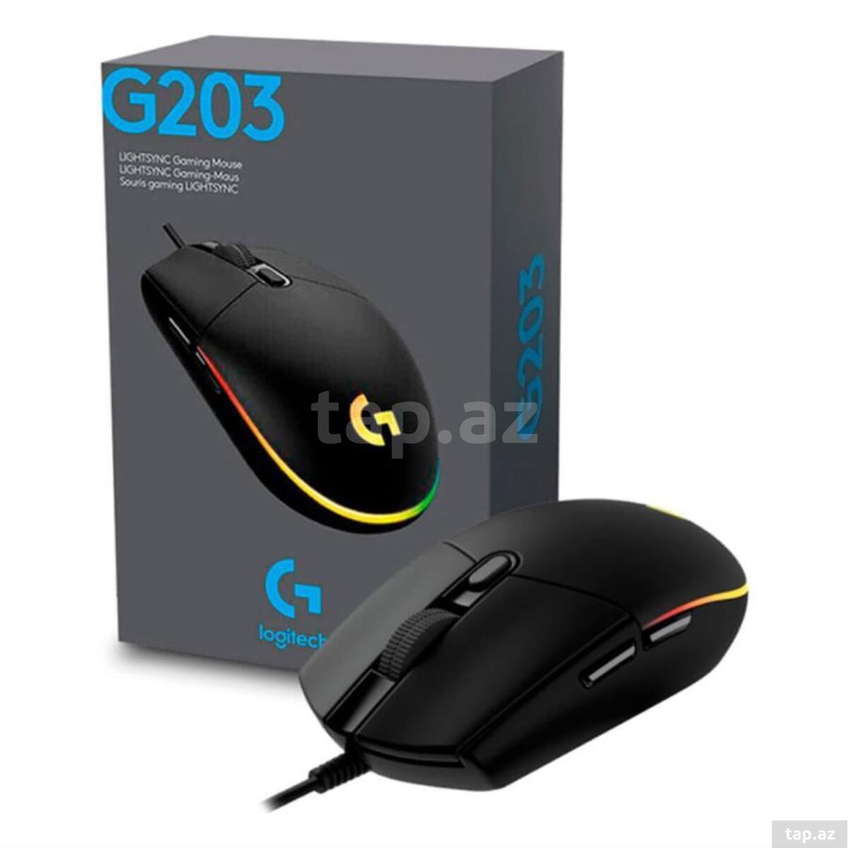 Logitech G203 LIGHTSYNC Gaming Mouse - BLACK - EMEA — 1