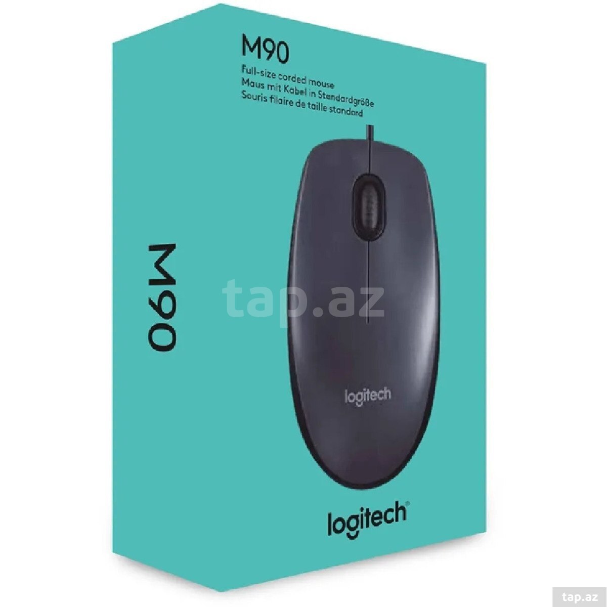 Logitech M90 Wired Mouse Grey — 1