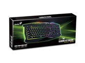 Genius Scorpion K220 RGB Membrane USB Gaming Keyboard oyun klaviaturası — 2