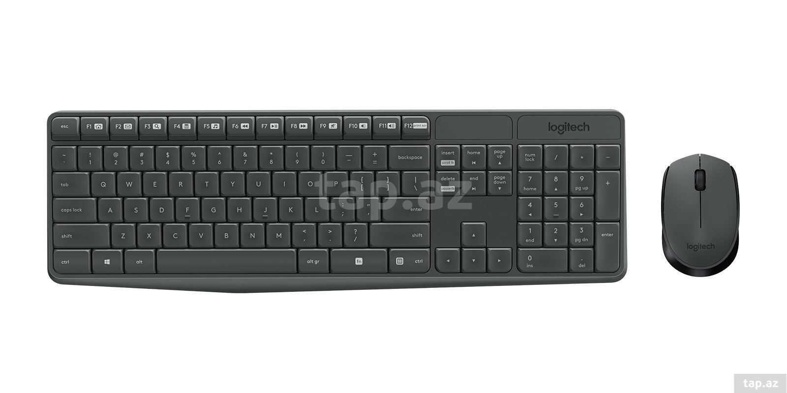 Logitech MK235 Wireless Keyboard and Mouse - GREY — 1