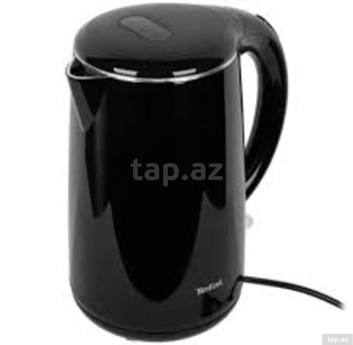 Elektrik çaydan TEFAL Safetea 1.7 lt Qara — 1