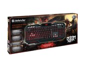 Doom Keeper GK-100DL Wired gaming keyboard, RU,114 keys, 19 Anti-Ghost — 2