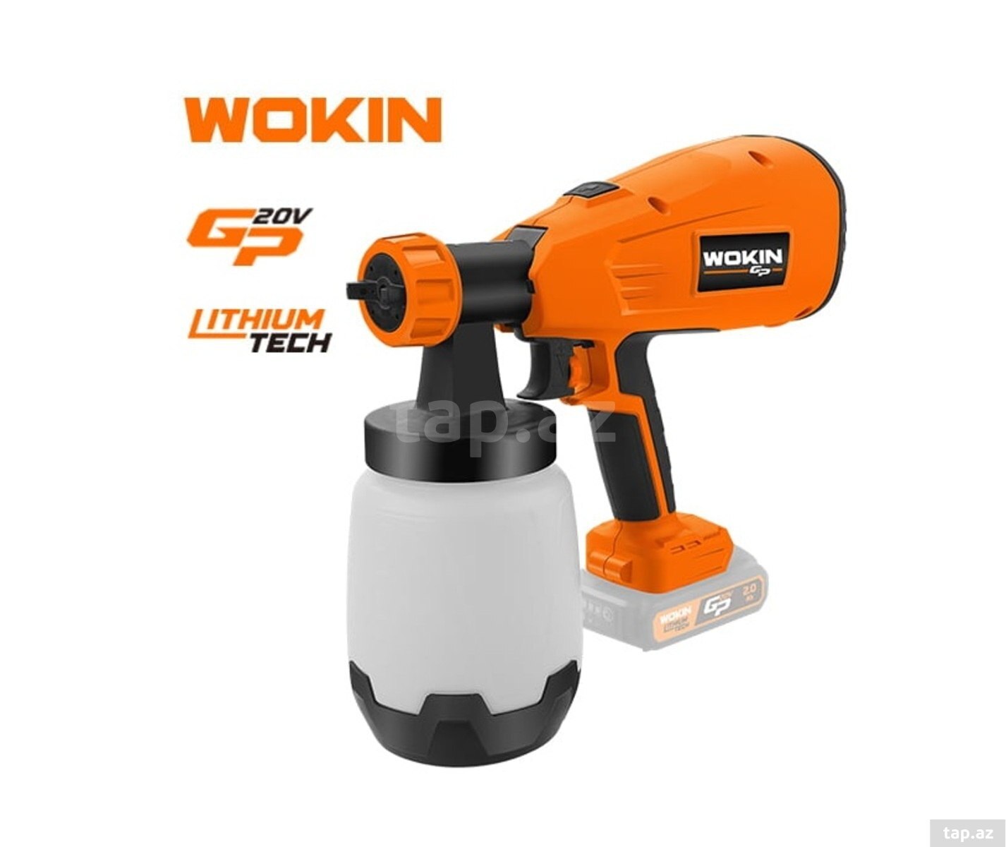 WOKIN akkumulyatorlu boya tapançası 300w 20v W628310 — 1