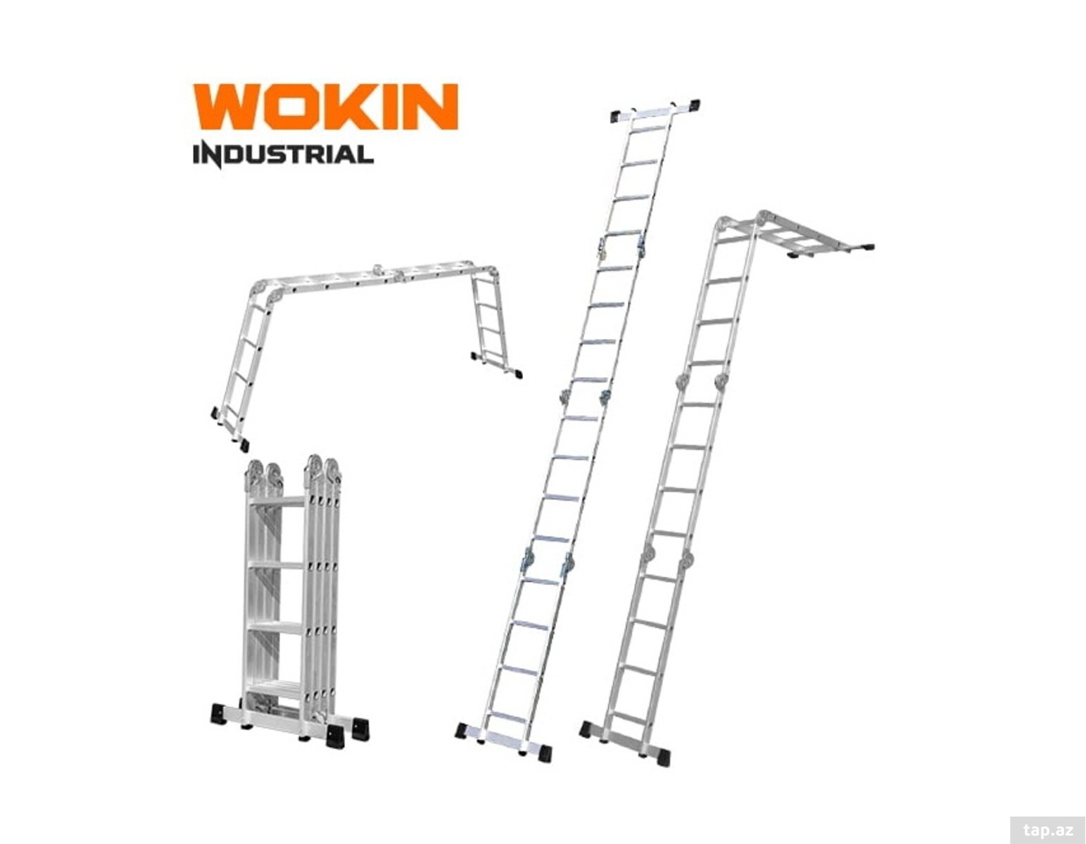 WOKIN qatlanan çoxfunksiyalı alüminium nərdivan — 1