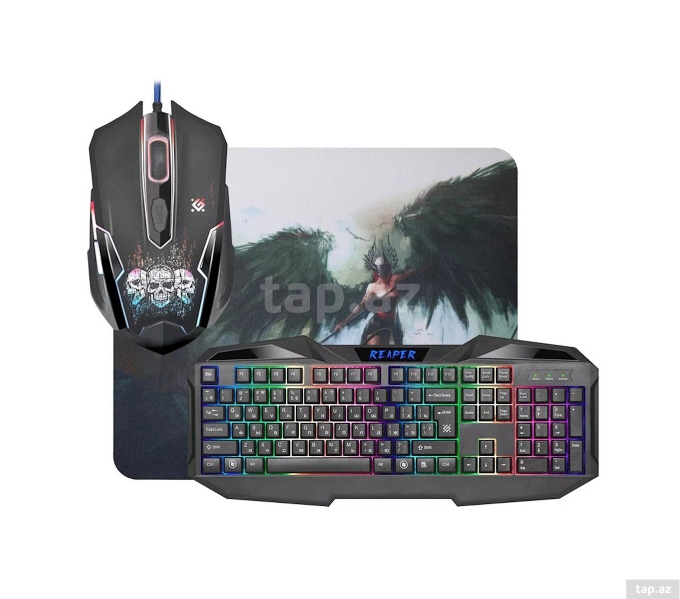 Defender Reaper MKP-018 Gaming combo, Keyboard,mouse,mouse pad — 1
