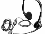 LOGITECH corded USB stereo headset PC 960 Business EMEA black — 2