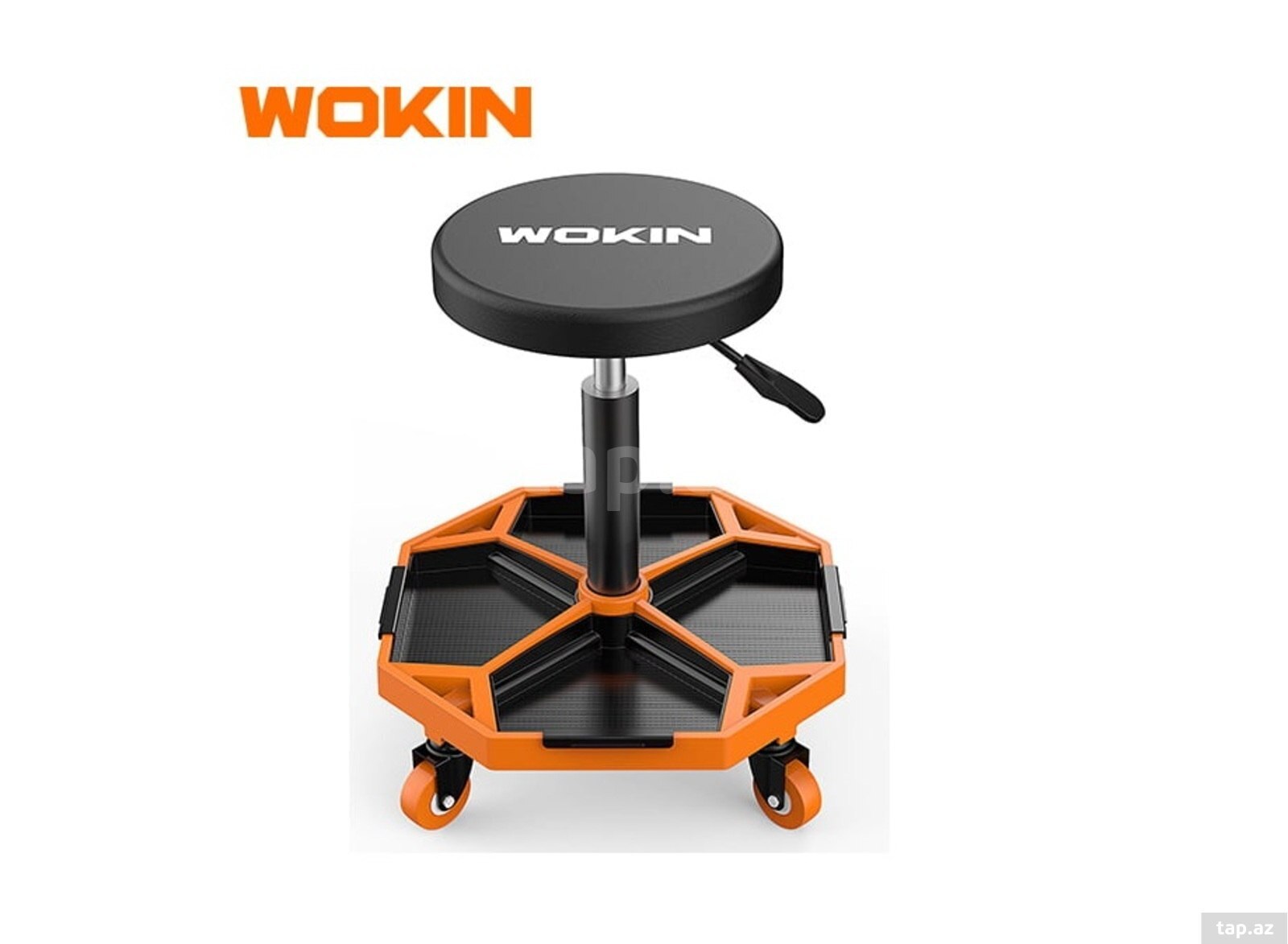 WOKIN tənzimlənən təkərli usta oturacağı 300lbs — 1