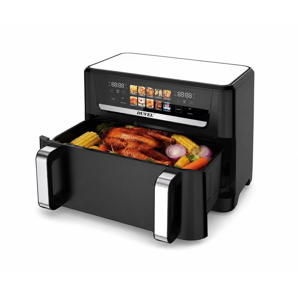 Aerofritür Duvel DL-281 (SH_ID_143), 13 L, qara/gümüşü, 2800 Vt — 1