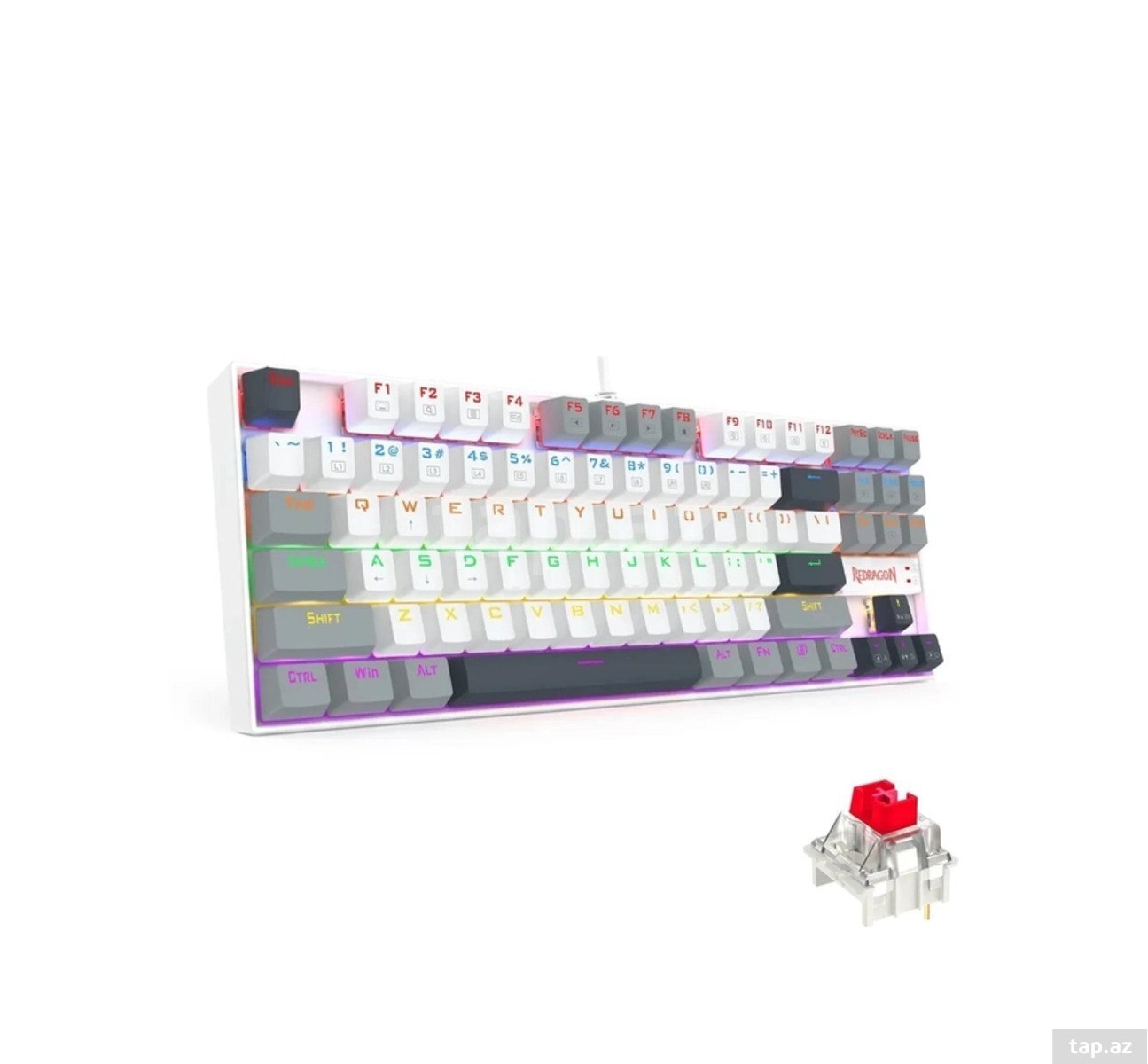 Redragon K522WGL Kumara RGB mexaniki gaming klaviatura — 1