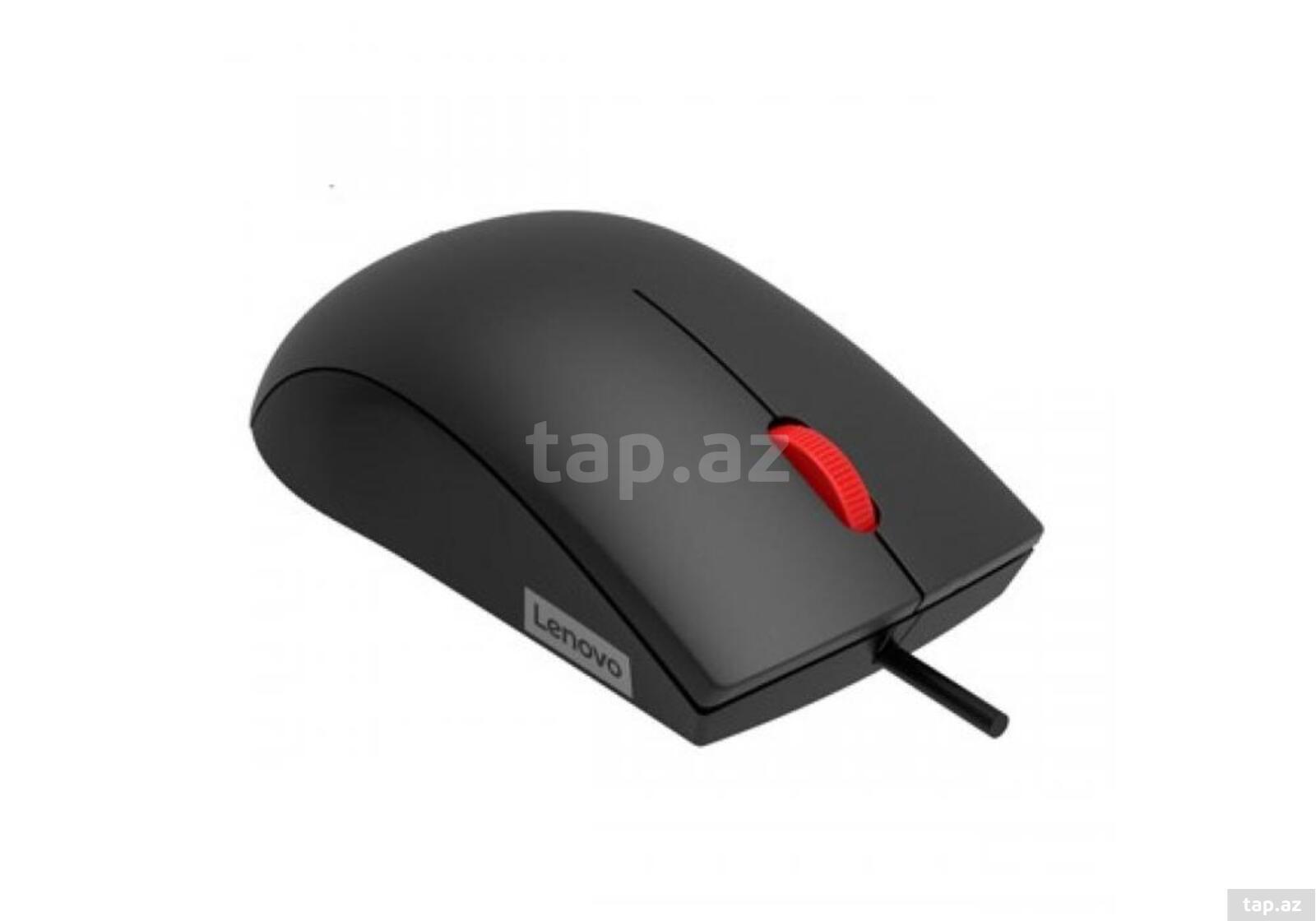 Lenovo L120 Wired Plug & Play USB Mouse, High Resolution 1600 DPI Optical Sensor — 1