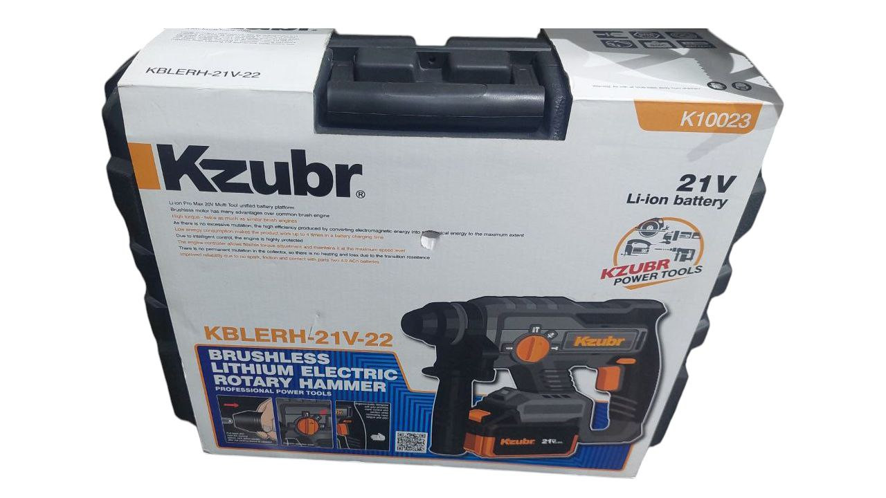 Akkumulyatorlu zərbəli burğu Kzubr KBLERH-21V-22 21V fırçasız — 1