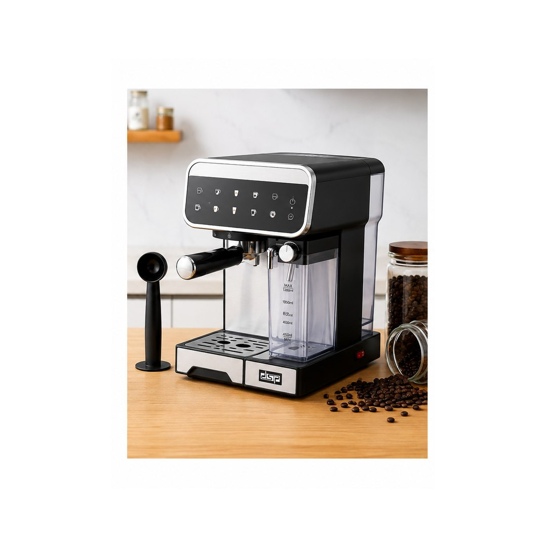 Qəhvəbişirən DSP KA-3157 espresso üçün 1350 W 1.5 l qara — 1