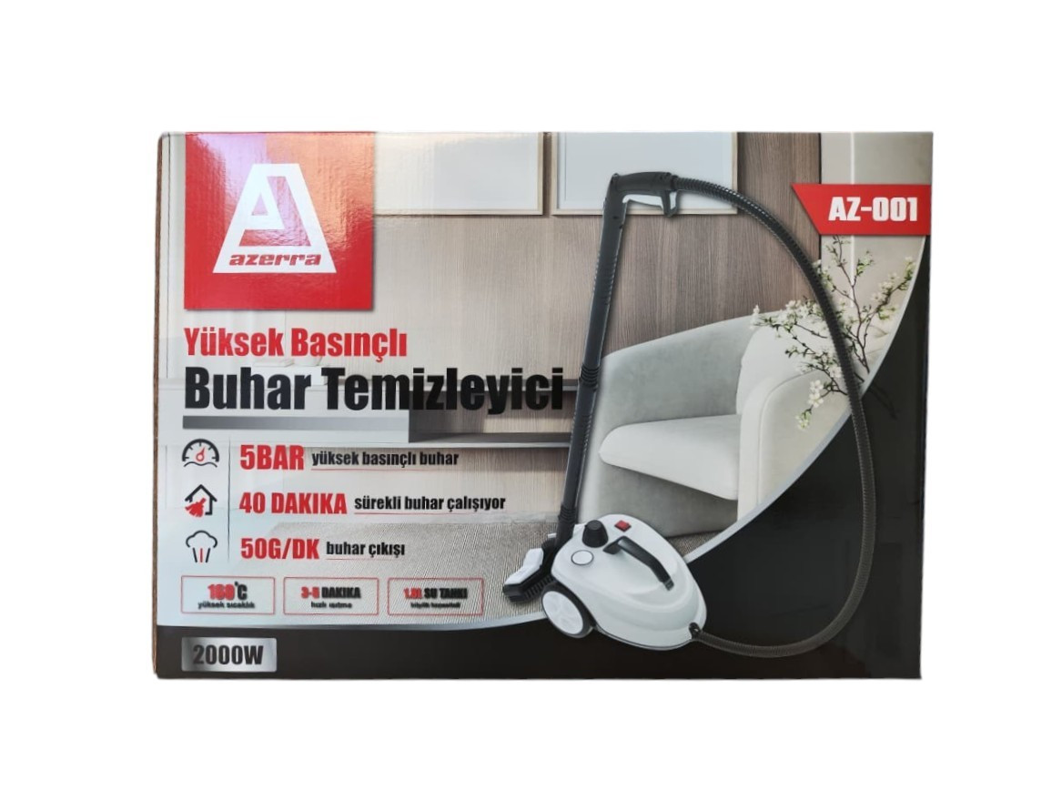 Buxar təmizləyici Azerra AZ-001 2000 Vt 5 bar 1.8L 40 dəq — 1