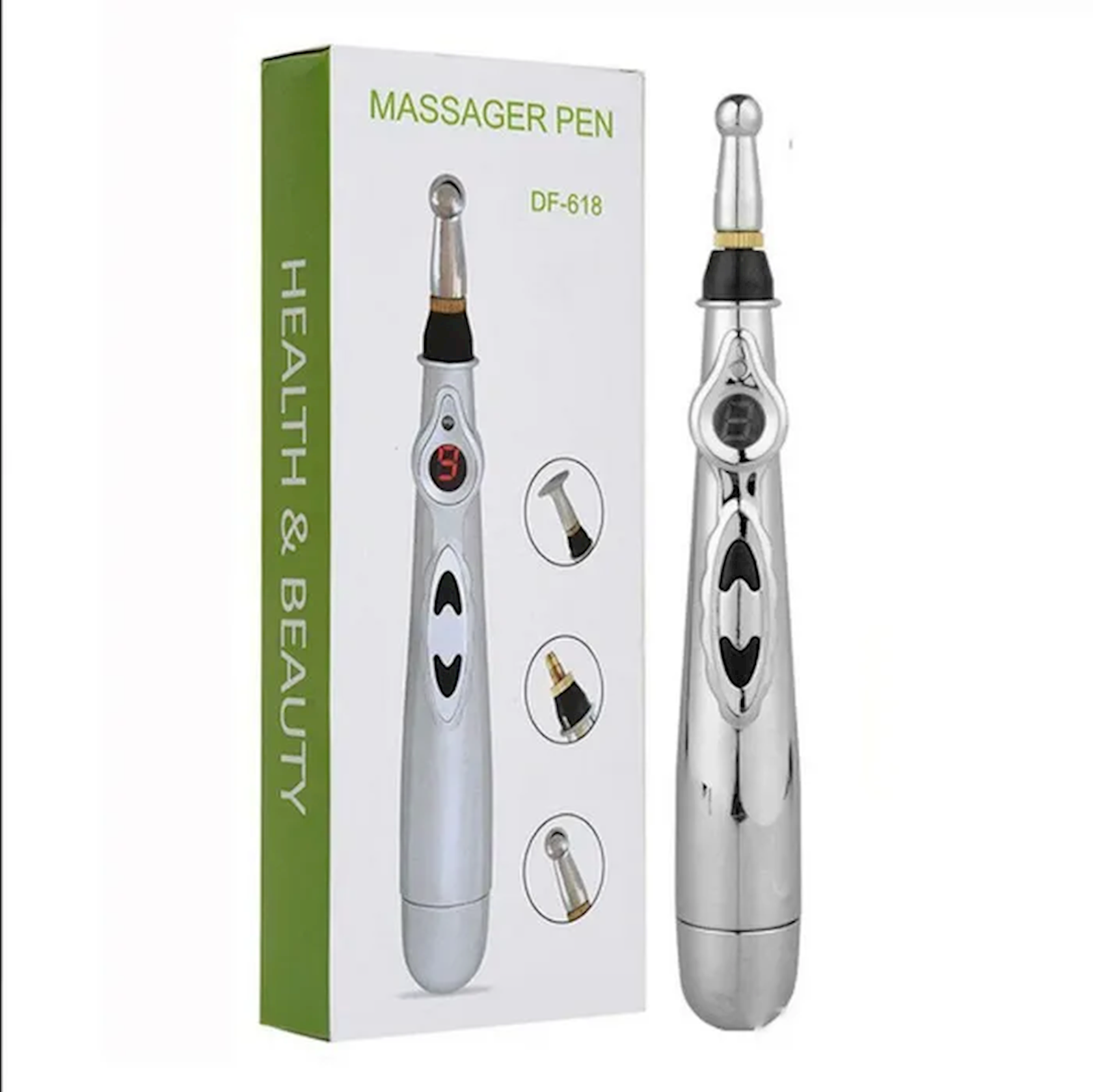 Akupunktur bədən masajı üçün kütləvi elektron qələm Massager Pen DF-618 — 1