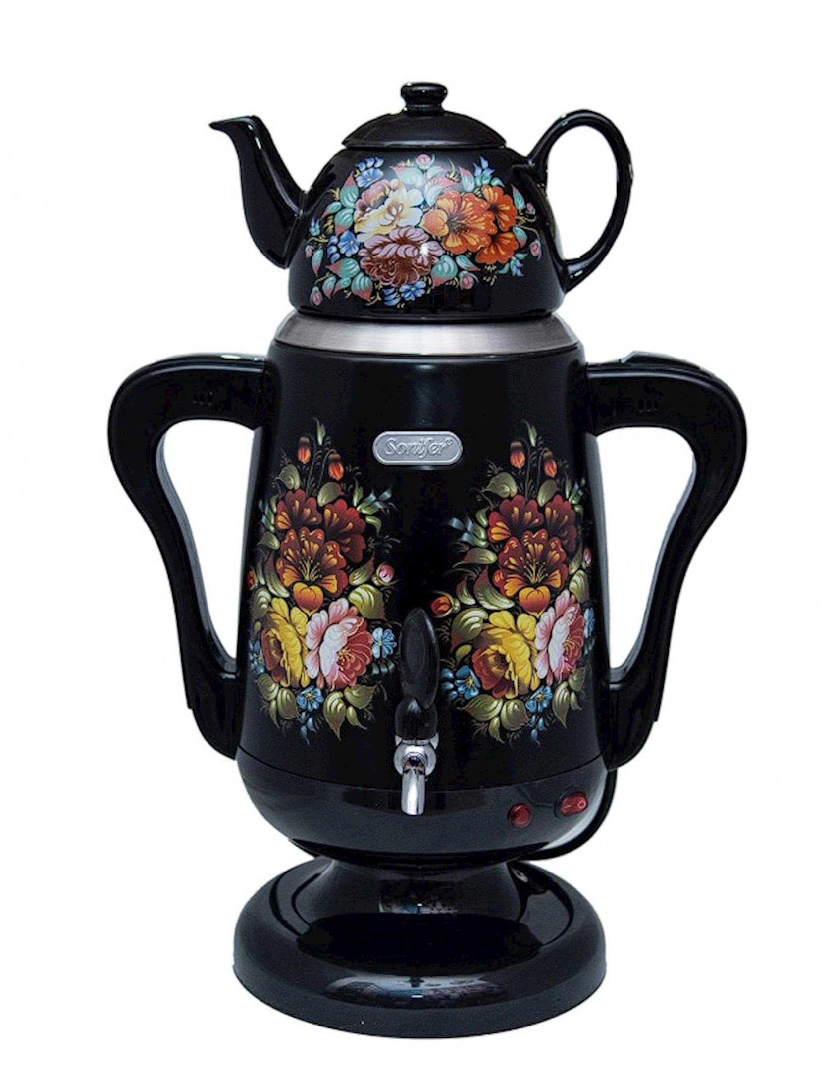 Elektrik çaydan və dəm çaydanı Sonifer SF-2070 black — 1