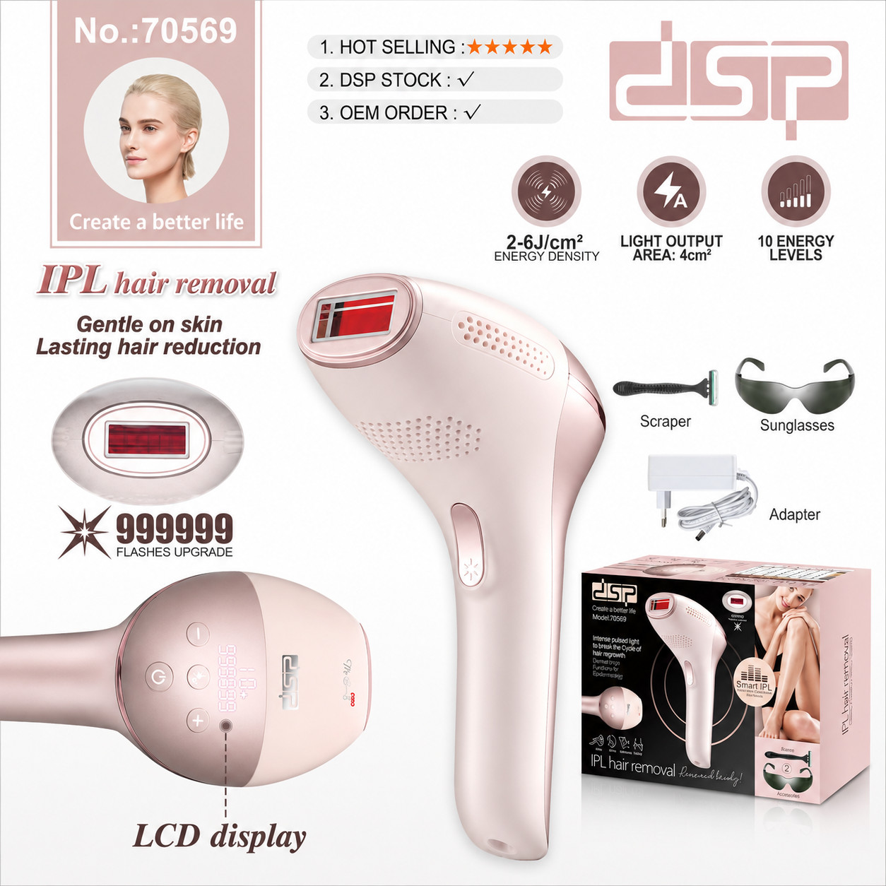 Lazerli epilyator DSP 70569 — 1