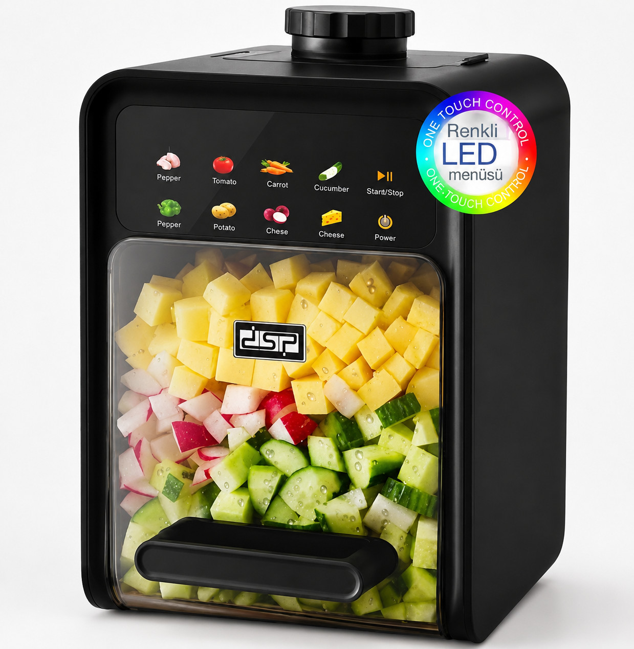 Doğrayıcı DSP, 800 Vt, 0.925 L, Qara