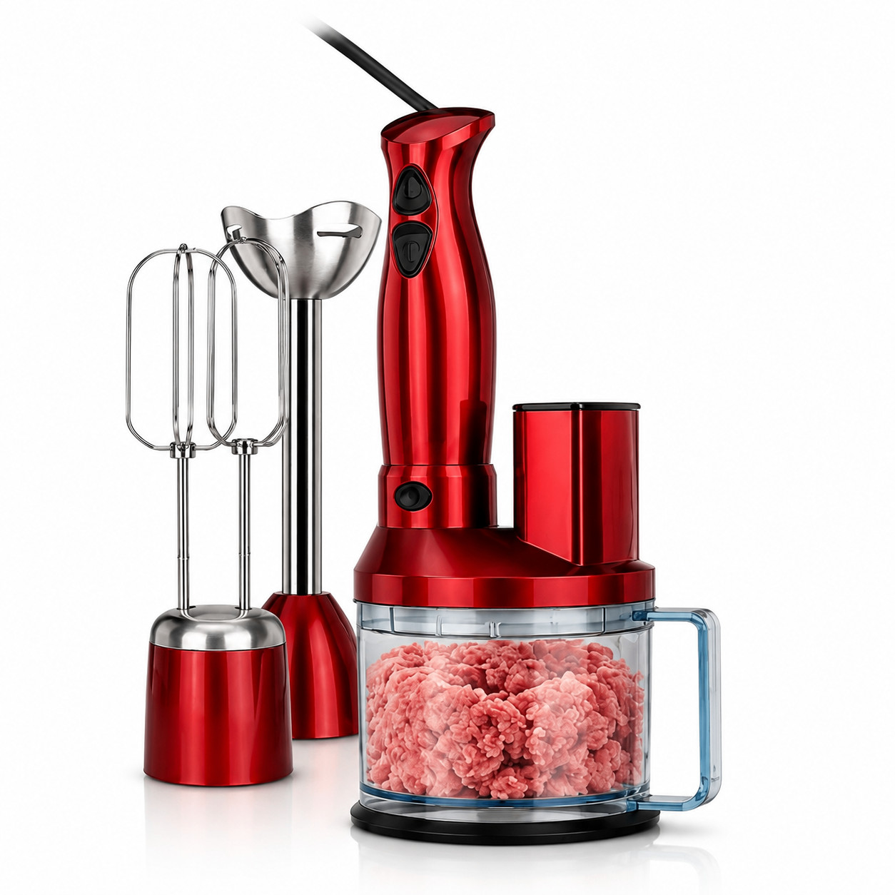Blender Sokany SK-5011/7, salınma, 1000 Vt, 1.5 L, qırmızı — 1