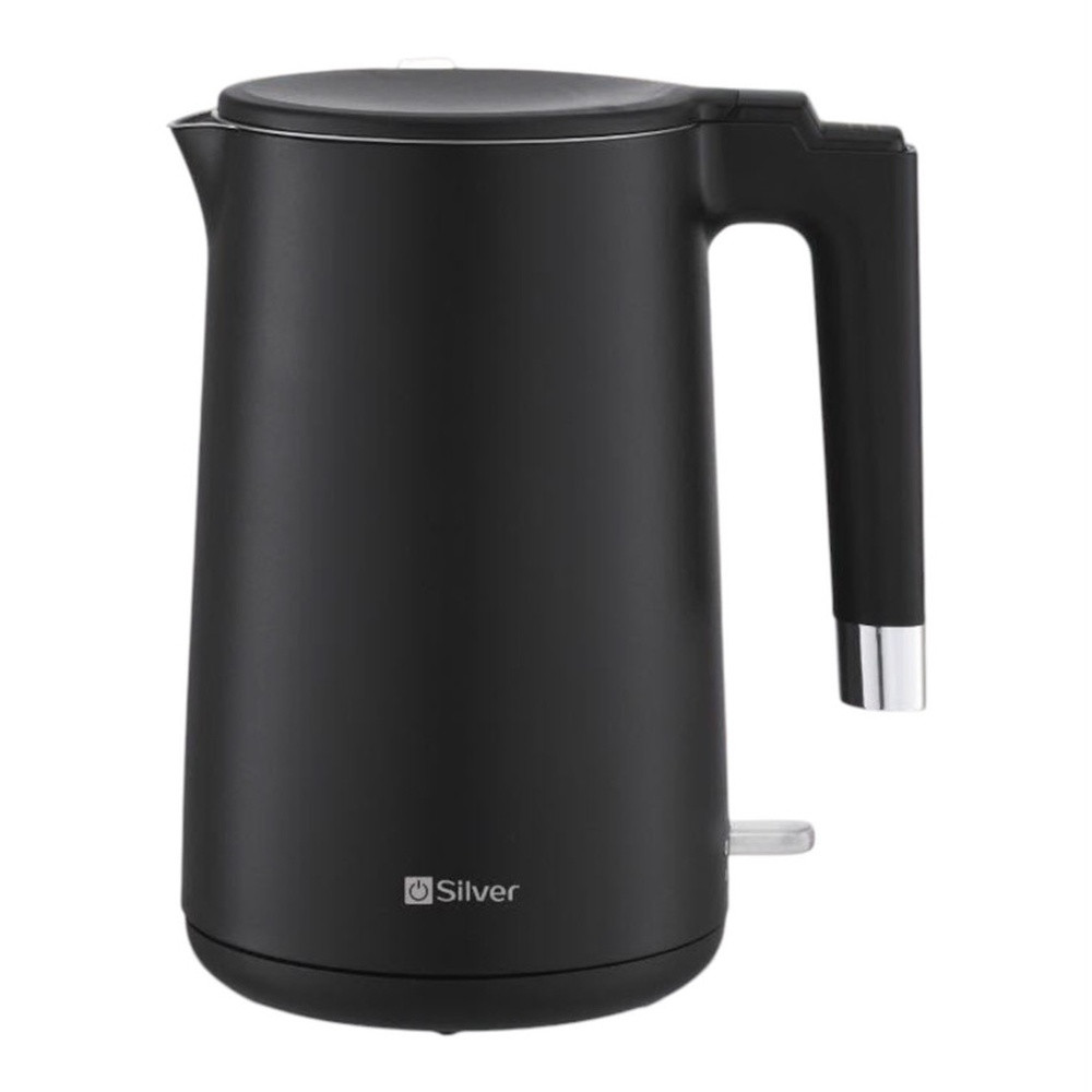 Elektrik çaydan Silver SL-0026, 1.7 L, Qara, 1800 Vt — 1
