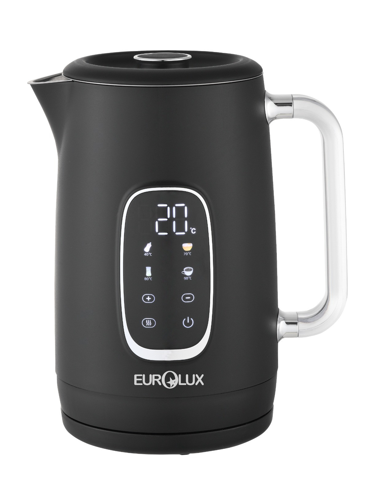 Elektrik çaydanı Eurolux EU-EK1834GDDB 1.7 l 1500 W qara — 1