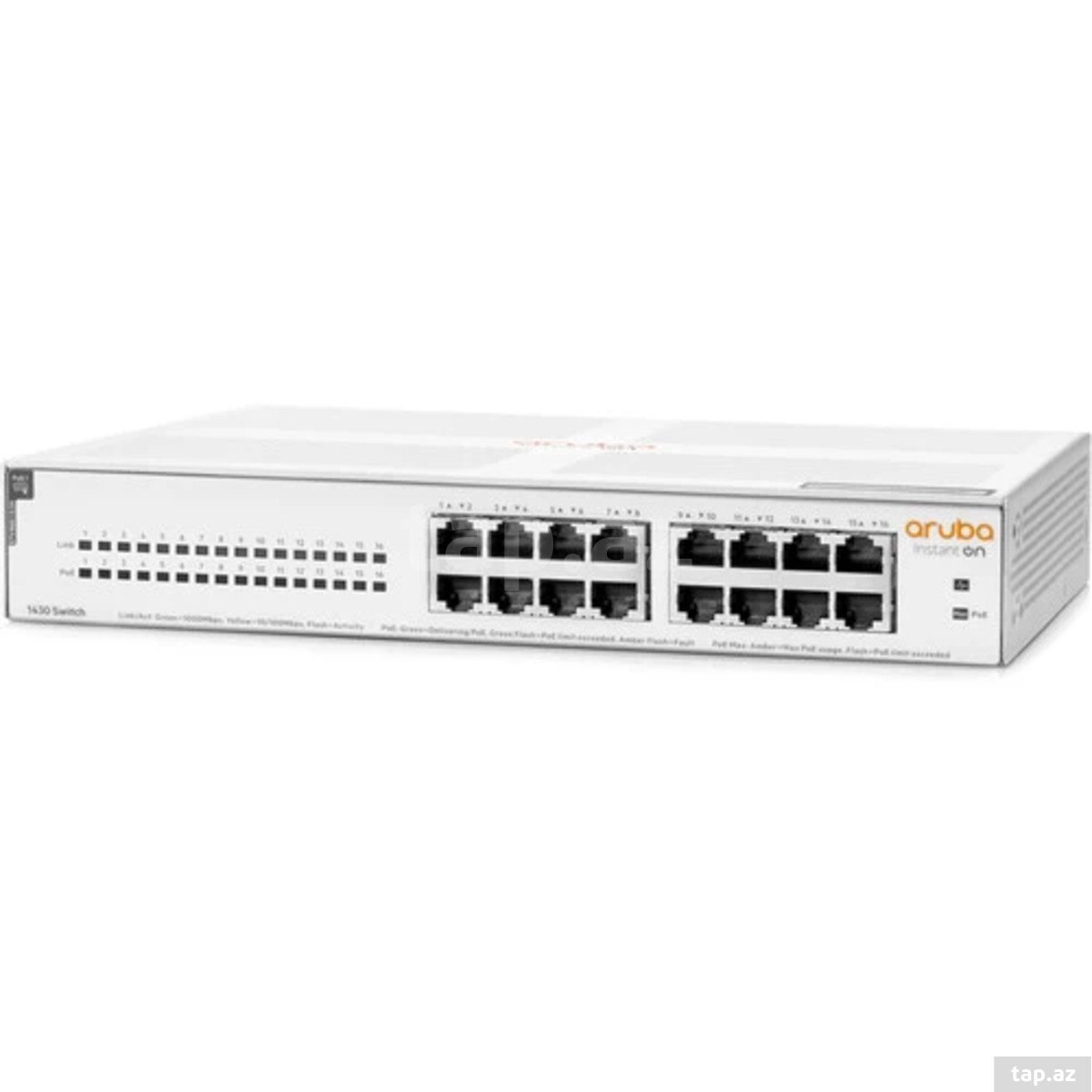 Şəbəkə kommutatoru HPE Networking Instant On 1430 16G Class 4 PoE 124W (R8R48A) — 1