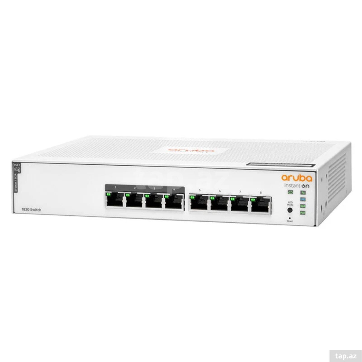 Şəbəkə kommutatoru HPE Aruba Instant On 1830 8G 4p PoE 65W (JL811A-N)