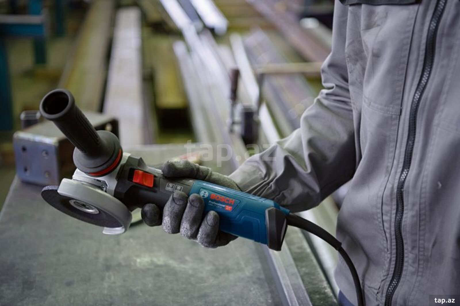 Bosch GWS 14-125S künc cilalayıcı — 1