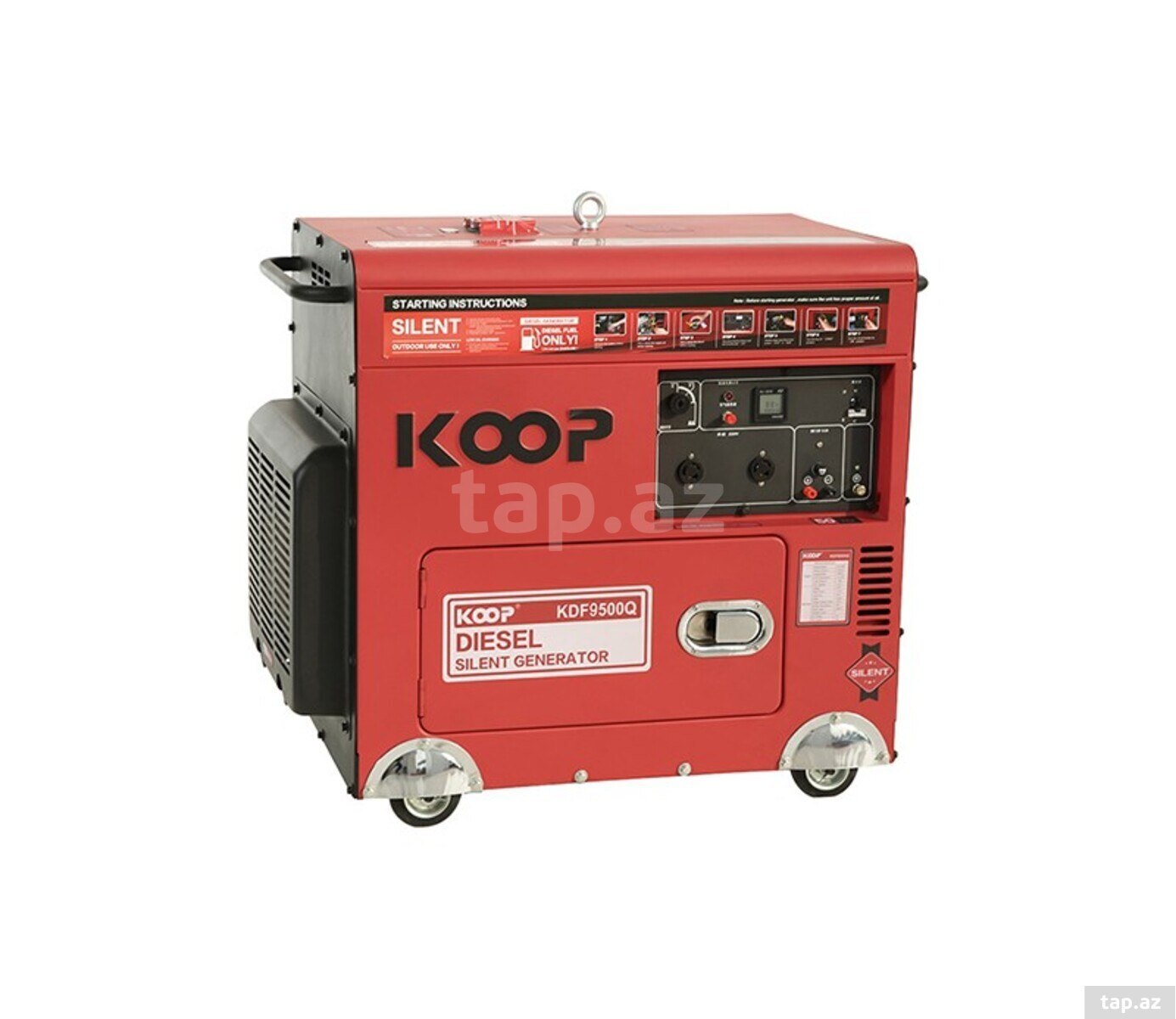Generator səssiz dizel Koop KDF 9500Q — 1