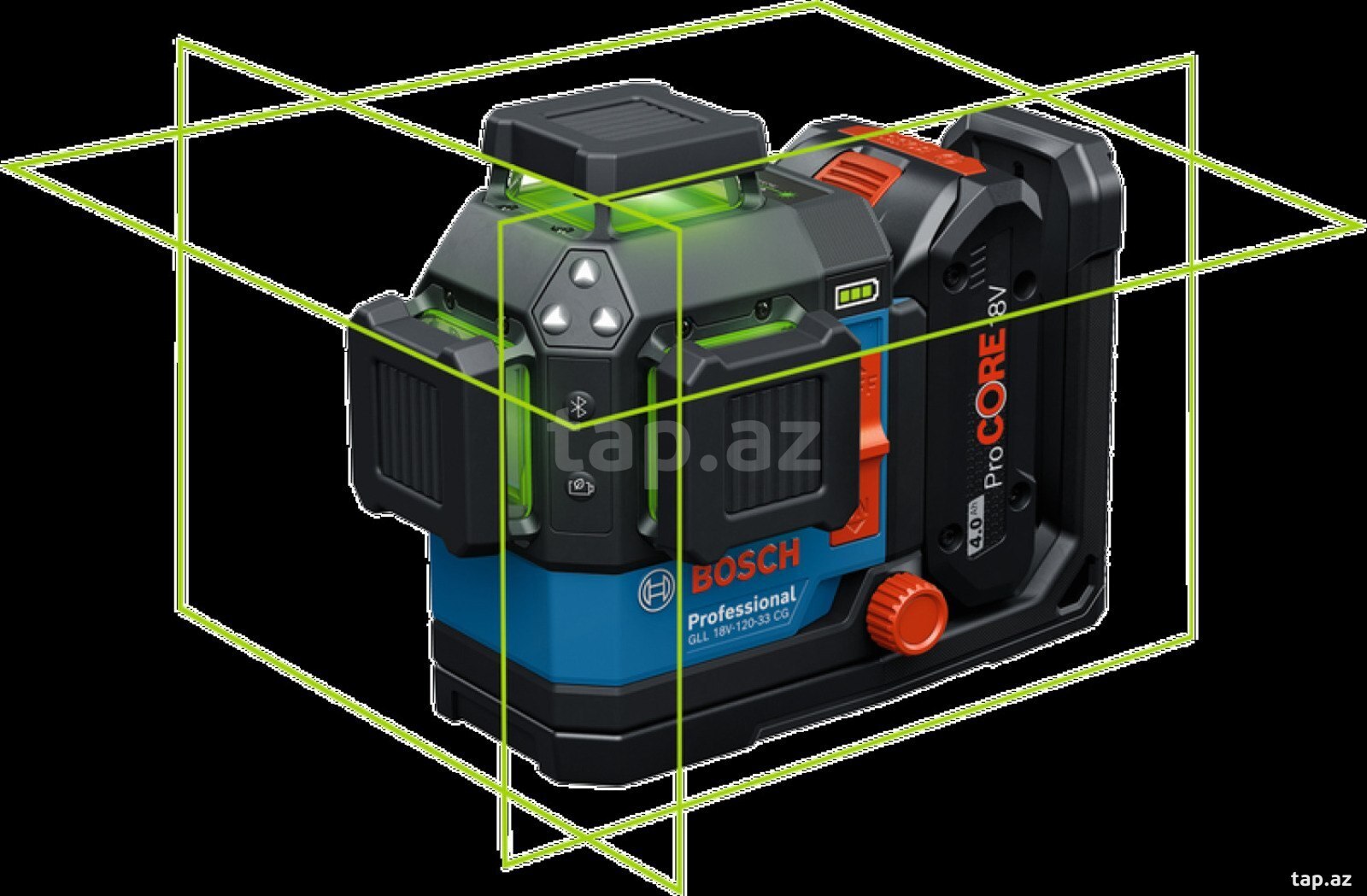 Bosch GLL 18V-120-33 CG+DK20 lazer tərəzi — 1