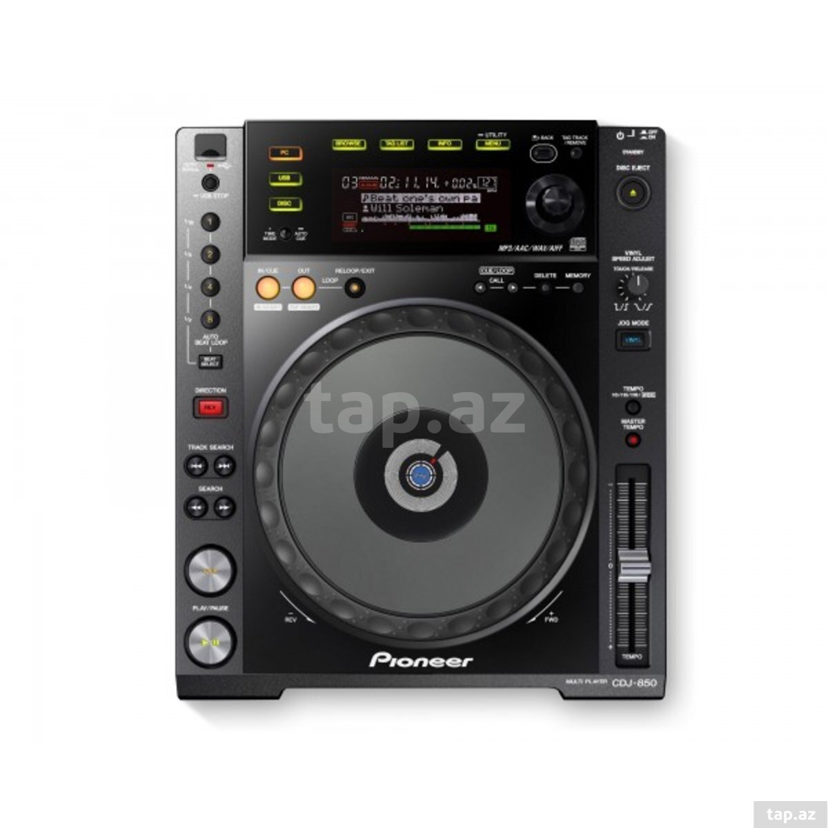 Pioneer CDJ-850-K Professional DJ Multimedia Player (CDJ-850-K) — 1
