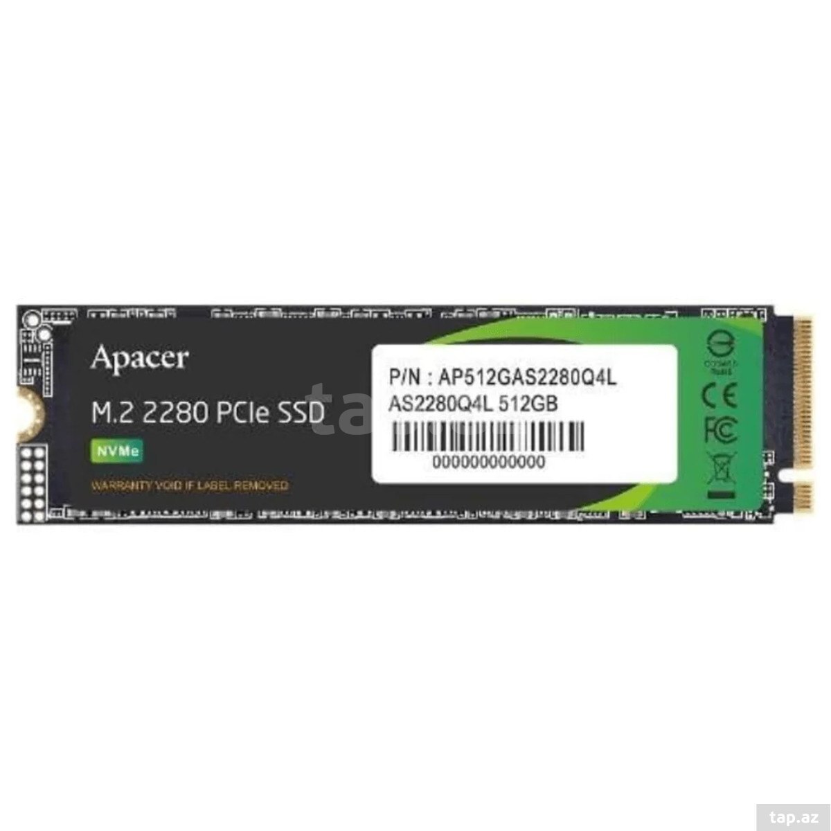 SSD Apacer AS2280Q4L 512GB M.2 NVMe (AP512GAS2280Q4L-1) — 1