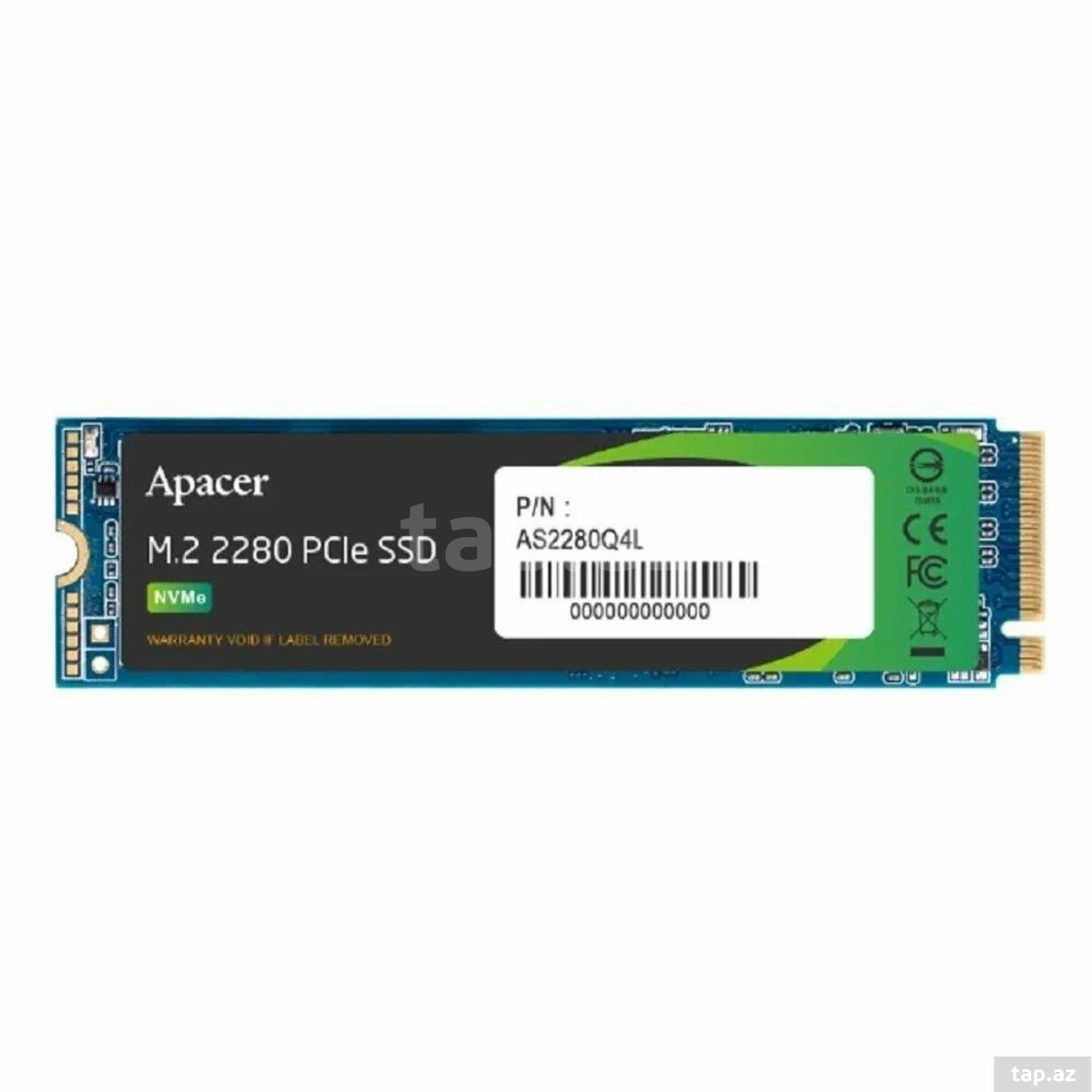 SSD Apacer AS2280Q4L 256GB M.2 NVMe (AP256GAS2280Q4L-1) — 1