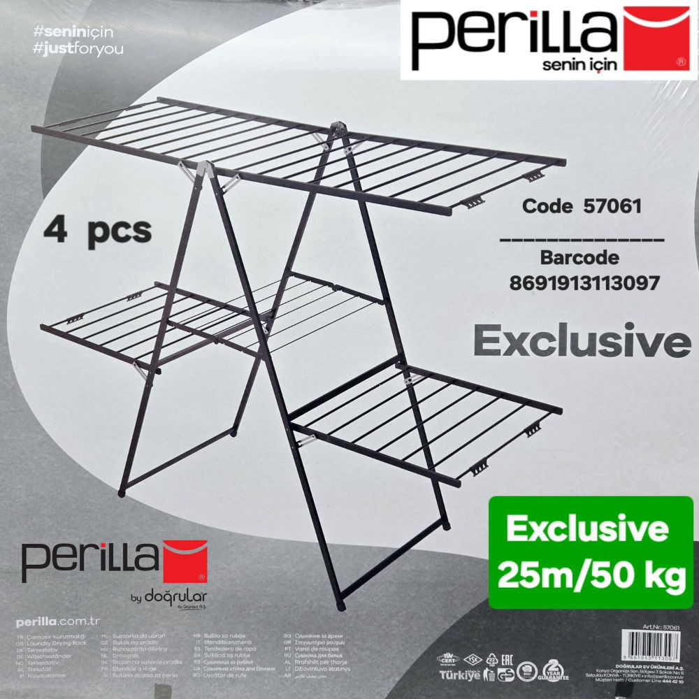 Paltar üçün quruducu Perilla Exclusive Code 57061, 25 m/50 kg — 1