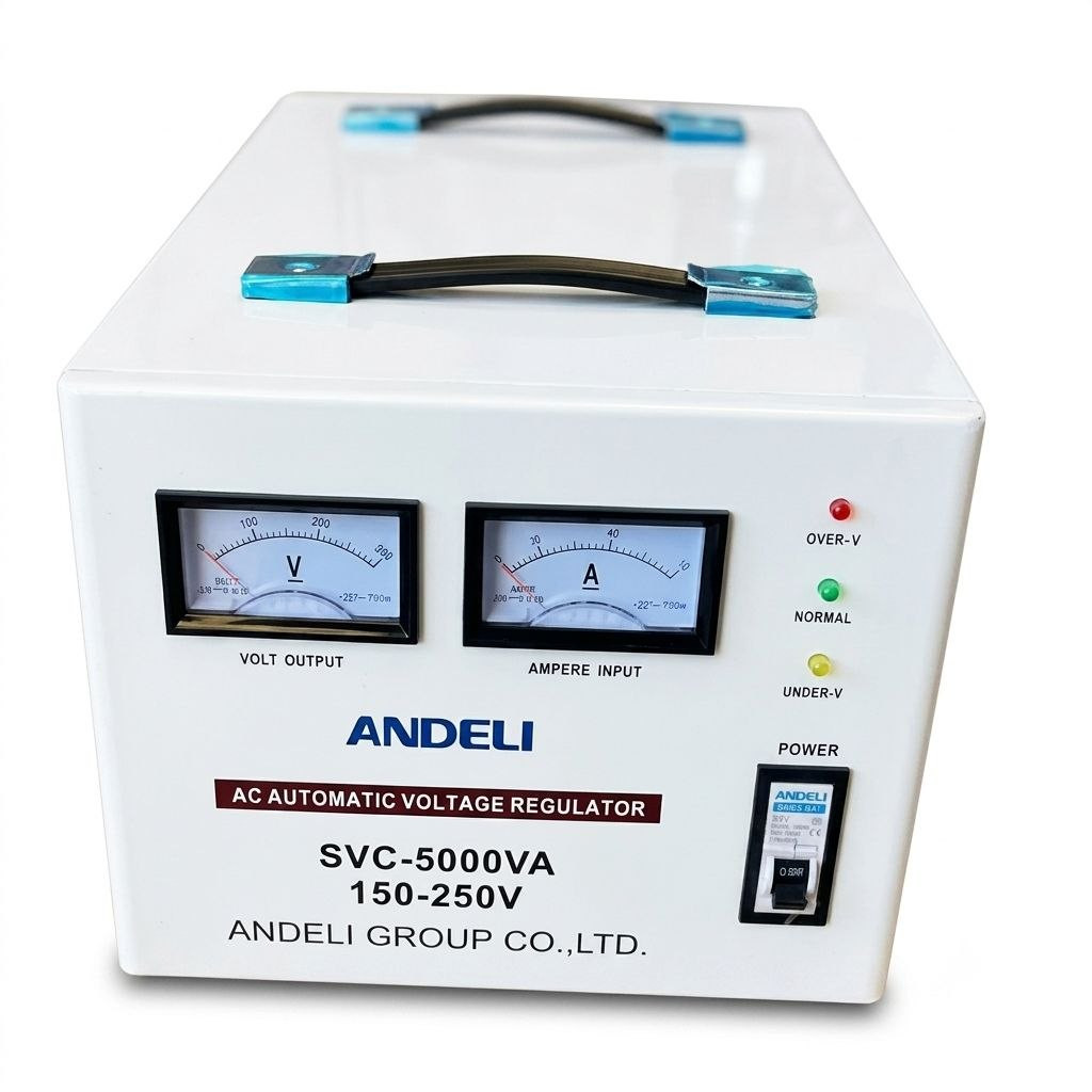Gərginlik stabilizatoru Andeli SVC-5000Va, 5000 Vt, 150-250V — 1