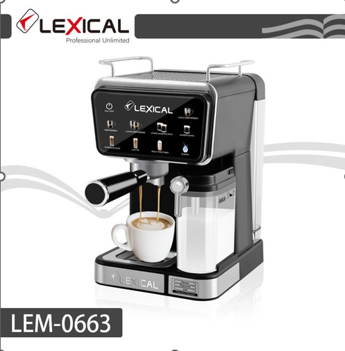 Qəhvə maşını Lexical SHRK_4884_00771 (LEM-0663) 1350W 20 BAR buxar təzyiqi - SHRK_4884_00771 — 1