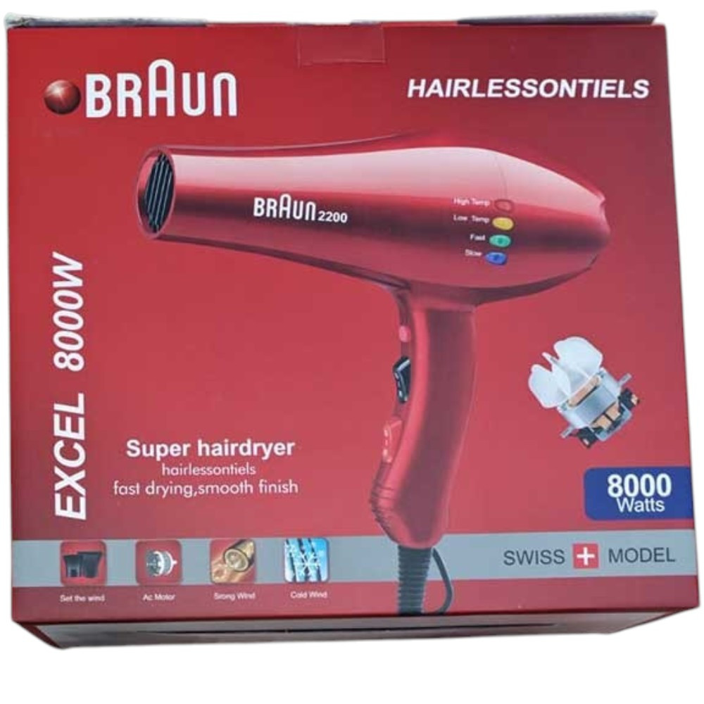 Fen Braun 2200W Red — 1