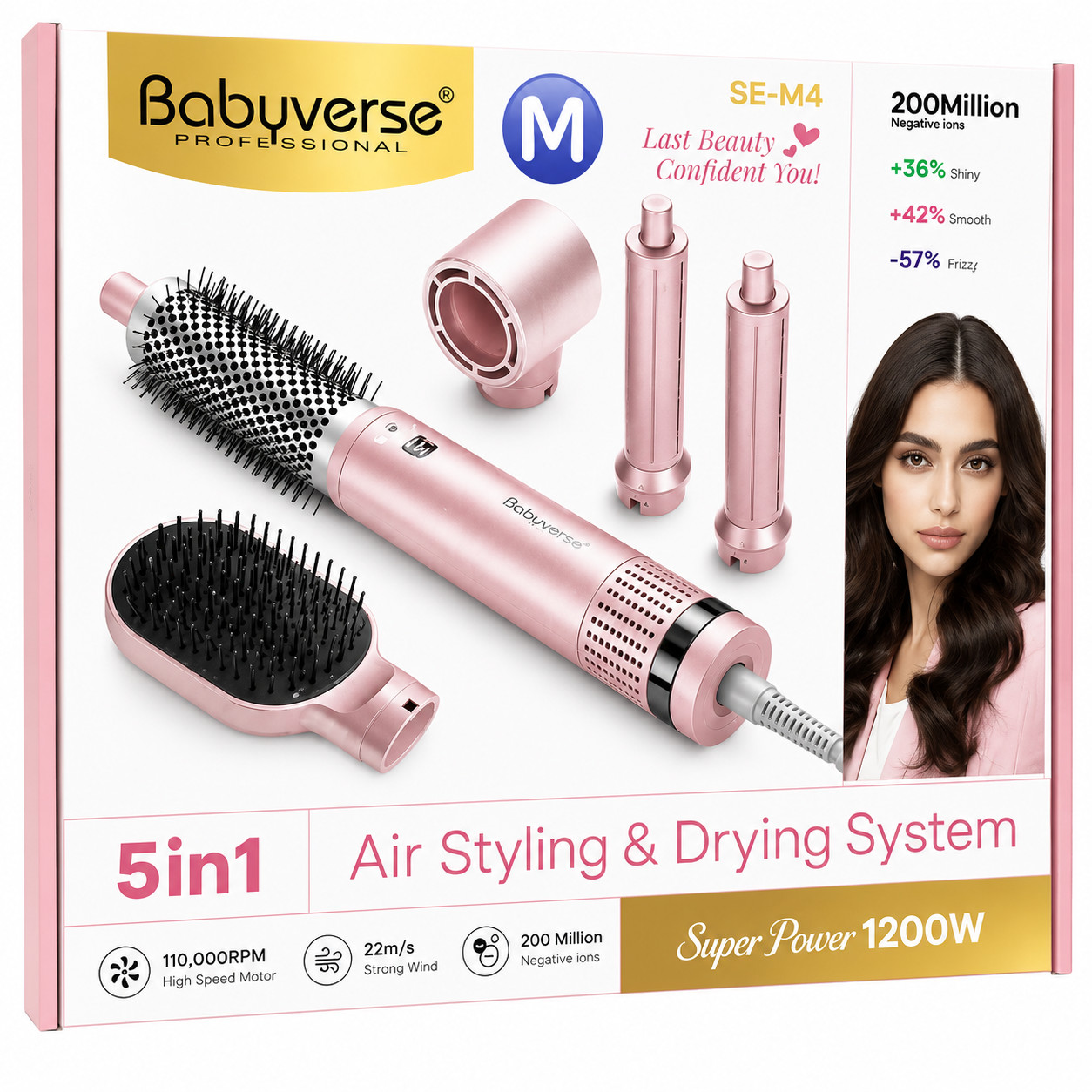 Multistayler BaByVerse SE-M4, çəhrayı — 1