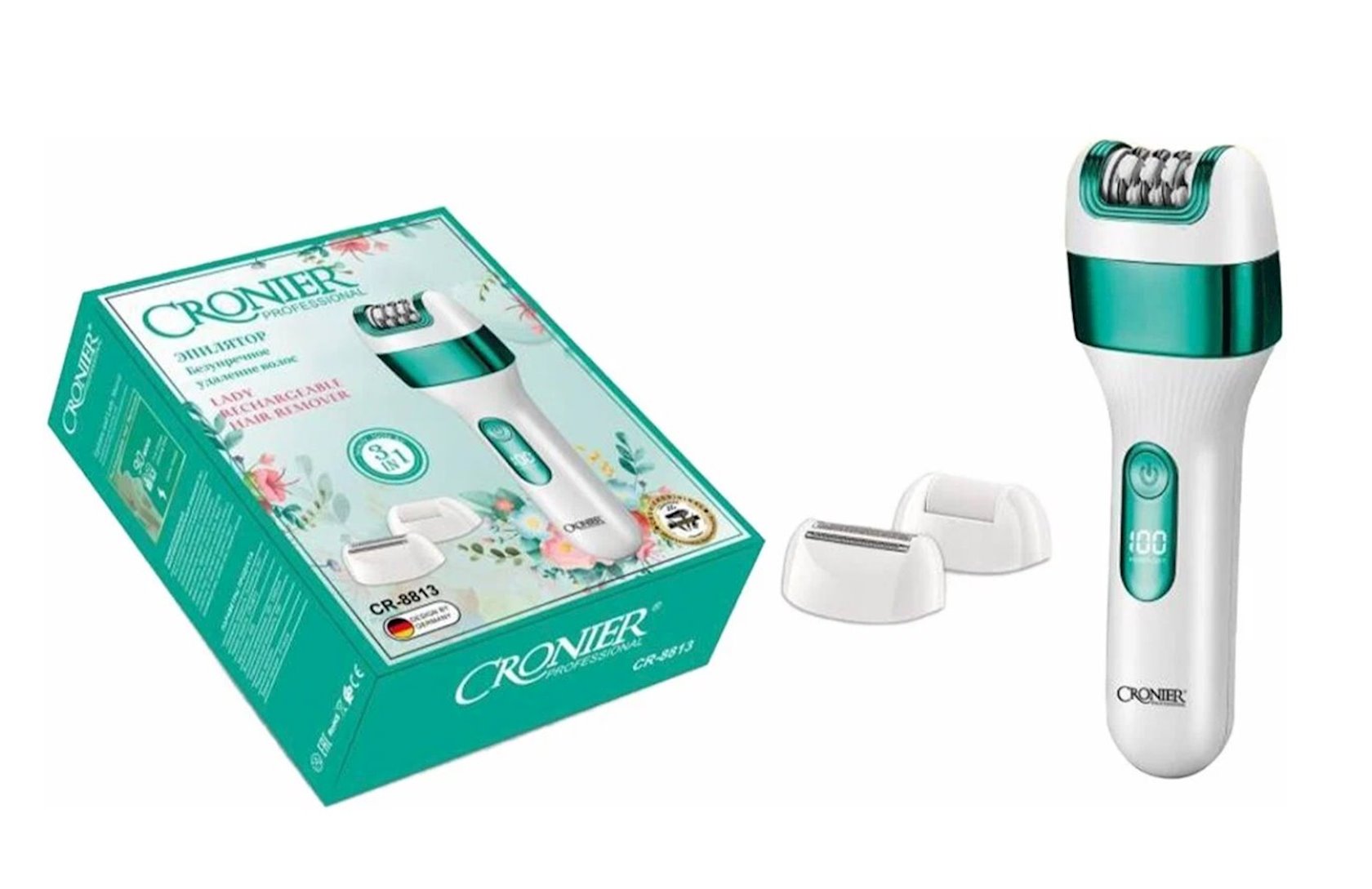 Epilyator Cronier CR-8813 dəst 3in1 — 1