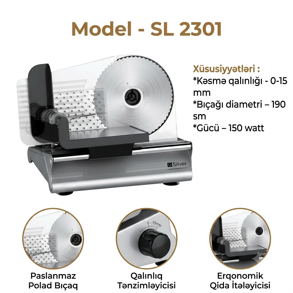 Slayser Silver SL2301, 150 Vt — 1