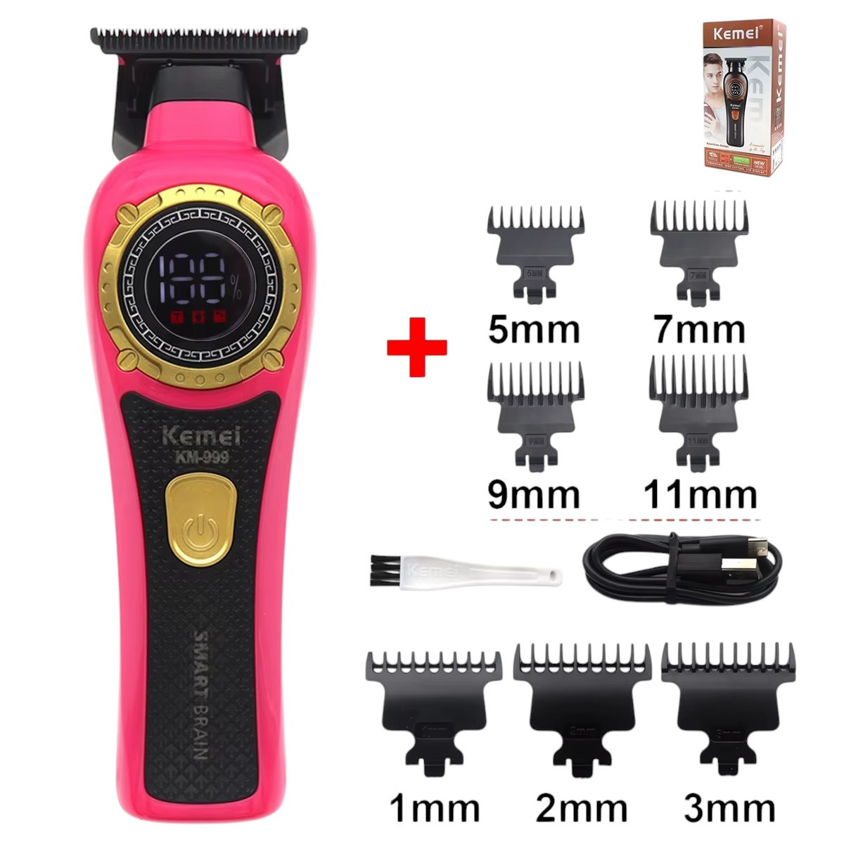 Saç kəsimi üçün trimmer Kemei KM 999 — 1