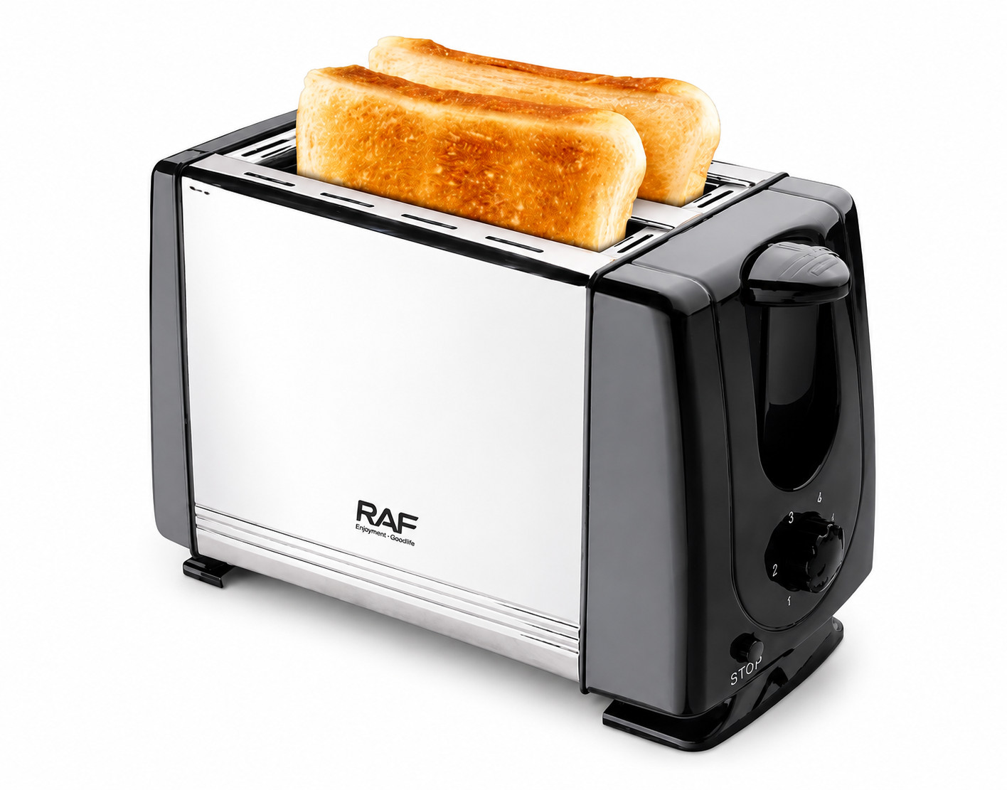 Toster RAF R.2103 650W Silver/Black — 1