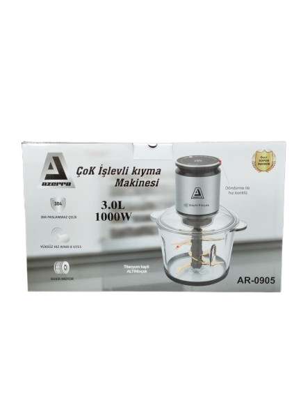 Doğrayıcı Azerra SHRK_4884_00778 (AR-0905), 3L, 1000W - SHRK_4884_00778 — 1
